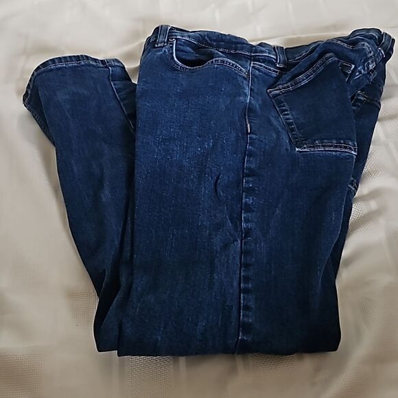 Kirkland Signature Men's Straight Fit Denim Jeans Dark Blue Washed 32×30 - Picture 16 of 16